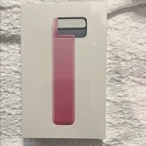 Pink and Gray Electronic Device